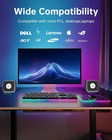 Computer Speakers For Desktop Pc  Laptop  Usb Powered External Stereo Speaker  V