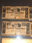 Lot Of 4 1840  1000 Bank Notes Bank Of United States Philadelphia  8894 Repro