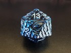 Dungeons   Dragons Fizban s Fortune 25mm Solid Metal Blue Dragon D20 - D d