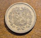 Finland Coin  1930 10 Markkaa  A Large  Uncommon Coin