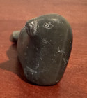 Vintage   Inuit Carved Soapstone Seal Figurine   Signed W other Etching   2 1 4 