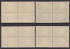 Southern Rhodesia 1935 Kgv Sg31-34 Silver Jubilee Blocks Of Four Full Set Mnh