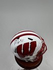 Ron Dayne Signed Wisconsin Badgers Riddell Fs Speed Replica Helmet Schwartz Coa