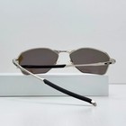 Oakley Savitar Oo6047 Titanium Sunglasses Silver Prizm Sapphire Polarized