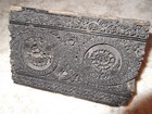 Antique Indian Wooden Textile Stamps Large Paisley   Heavy Decoration