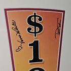 Vanna White   Pat Sajak Signed  Autographed Wheel Of Fortune Wheel Wedge Jsa Coa