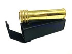 Vintage Brass Kaleidoscope With Black Leather Cover