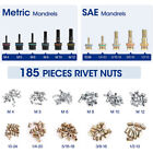 Workpro Rivet Nut Tool 16  Rivnut Tool Kit 11 Metric Sae Mandrel Tool Set W case