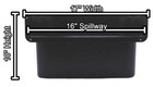 Savio F050 Filterweir 16 Waterfall Box For Ponds-16 Inch Wide Spillway Lip