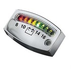 Kuryakyn Led Battery Gauge - Chrome - 2  X 3 4  X 3 16  Open-box 4219