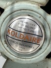 Vintage Koldaire Kemco Electric Desk Fan 1-202 Aqua Blue Green 1950s Works