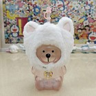 China Starbucks Pink Sakura Cat Cap Bear 19oz Glass Straw Cup Tumbler pink