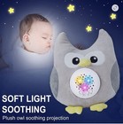 Bubzi Soothing Plush Sleep Owl Newborns Ten Lullabies Colorful Starlight New