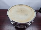 Ludwig Lr-720 Used Snare Drum Black white Badge Evans Comes With Bag And Stand