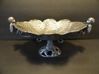 Arthur Court Safari Monkey Oval Footed Centerpiece Aluminum Hollywood Regeny