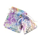 50 100pcs Sheer Coralline Organza Gift Bags Jewelry Pouches Party Wedding Favor