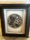 Hobo Nickel Coin Art Print   Authentic Buffalo Nickel     Native Woman Design 73
