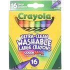 Lot Of 6 Crayola Ultra Clean Washable Crayons Large Washable 16ct Each