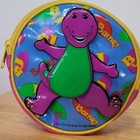 Barney Coin Purse Zippered Bag Lyons Vintage 1997 90s Articulated 