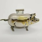 Vintage Pig Tape Measure Mini Metal Sewing Craft Measuring Tool Cute Gift