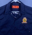 Dickies Navy Blue Short Sleeve Work Shirt Large Chattahoochee Brewing Company Al
