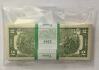 100  2 Dollar Bills- 200 Face Value-full Bep Strap-uncirculated-sequential 2009
