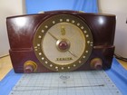 Vintage Zenith Am fm Tube Radio Model G725 - Bakelite Finish  fix Me restore  