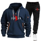 2pcs Sweatpants Men s Tracksuit Hoodie And Pants Jogging Bottoms Sportswear Set