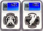 2 Coin Set 2024 Morgan And Peace Proof Silver Dollars Ngc Pf 70 First Day Sf
