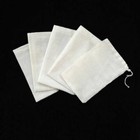 100 300 Cotton Muslin Drawstring Bags Coffee Tea Bath Soap Herb 3x4 4x6 6x8 8x12
