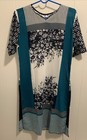 Indian pakistani Women Brand New Shalwar Kameez Multicolor Blue Design