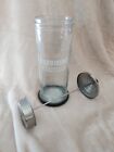 Vintage Barbicide Glass Container Germicide Disinfectant Barber Jar 11 1 2  Rare