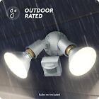 Motion Sensor Outdoor Security Light     110   Detection  Waterproof  Dual Head