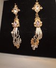 Vintage Of  Alexander Mcqueen King And Queen Hangin Earring