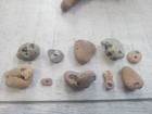 Hag Stone Lot Of 10 Stones Natural Ocean