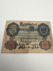 1914 Germany 20 Mark Reichsbanknote Imperial German Wwi Paper Money  5111