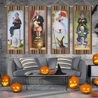 Halloween Decorations Large 4 Pcs Haunted Mansion Stretching Portraits