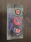 Vtg 2002 Las Vegas Lady Luck Casino Logo Money Chips Clear Acrylic Display