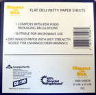 Deli Patty Wax Paper 1000 Sheets Dixie