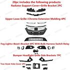 For Hrv 2019-21 Grilles trims bumper Headlight Brackets fog Light radiator Cover