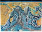 1967-10 October Indian Ocean Floor National Geographic Map Poster - B  a 