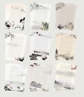50 Vintage Stationery Paper  Lined Writing Letter Paper Set  A4 Size  10 Diff   