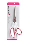 Singer Bent Fabric Scissors With Comfort Grip  Red   White 0445