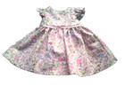 Fits American Girl 18  Doll Clothes-pink Flower Print On White Dress 4