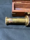 Vintage Marine Spyglass - Antique Brass Nautical Pirate Telescope  wooden Box