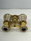 Antique French Lemaire Fab Paris Mother Of Pearl And Brass Opera Glasses