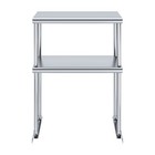 12 In  X 24 In  Amgood Stainless Steel Double Deck Over Shelf