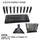 2 Display Stands Clear Acrylic Transparent Holding 8 Knives  show Rack  Storage