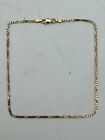 14k Yellow Gold Anklet 10 5 Inches 1 705 Grams