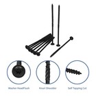 Lag Screws 6 Inch  25pcs Heavy Duty Construction Screw  Structural Wood Screw   